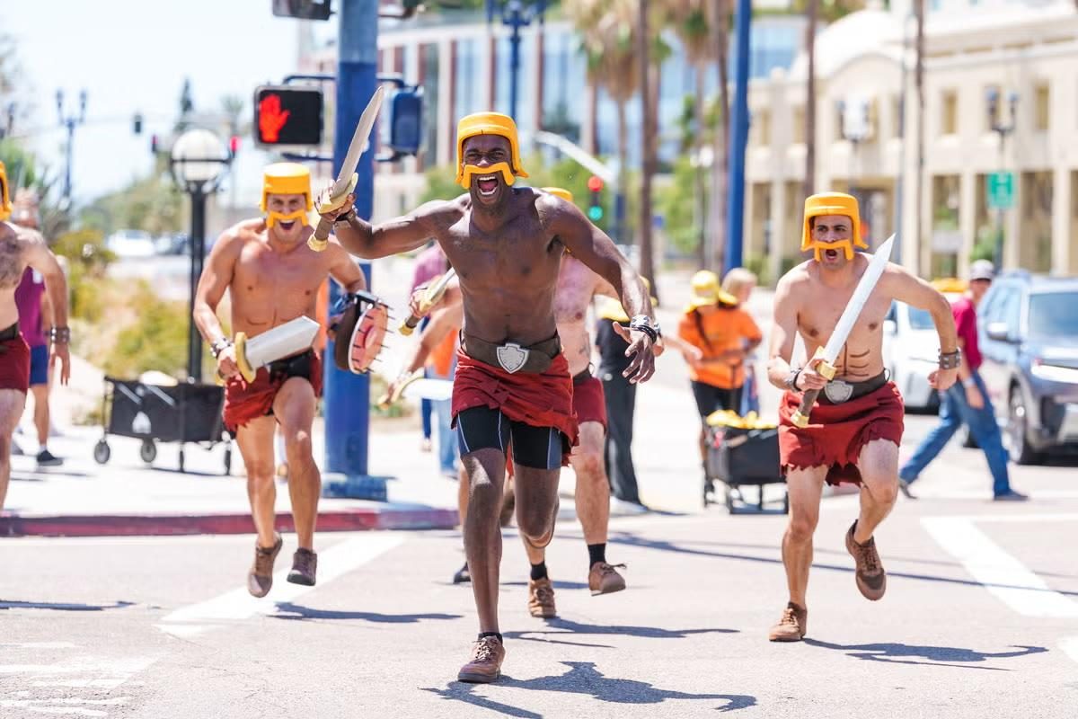 Barbarians loose on the streets of San Diego: the launch-week stunt, Clash of Clans Clash for the Stache, Seaport Village San Diego